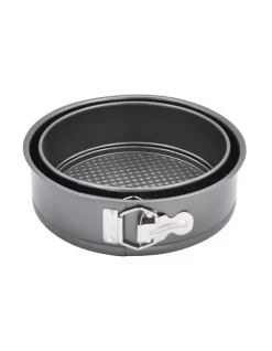 Spring Form Pan Set Of 2 22cm & 23.5cm
