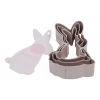 Bunny Cookie Cutters Set Of 3 In Pink