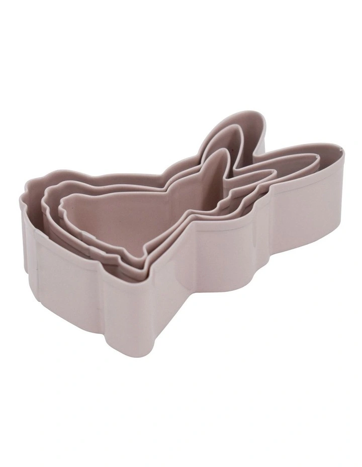 Bunny Cookie Cutters Set Of 3 In Pink 5 Bunny Cookie Cutters Set Of 3 In Pink - Image 3