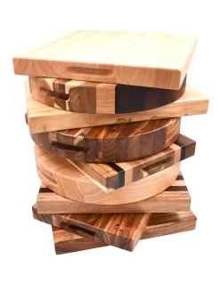 Round Cutting Board Acacia 38x38x6cm In Brown -Household Items Shop 955715770 6 720x928