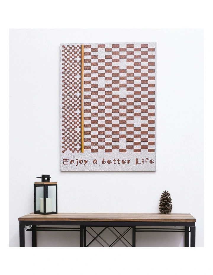 Enjoy A Better Life Frameless Canvas Wall Art 4 Enjoy A Better Life Frameless Canvas Wall Art - Image 2
