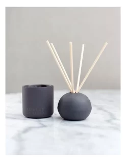 Life On Earth Puk Diffuser With Pear & Fresia Scented Sticks In Olive -Household Items Shop 957985390 5 720x928
