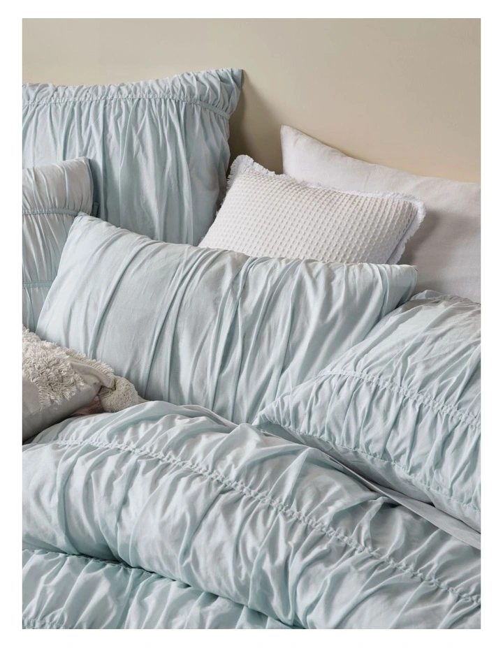 Linen House Layla Quilt Cover Set In Sky 5 Linen House Layla Quilt Cover Set In Sky - Image 3