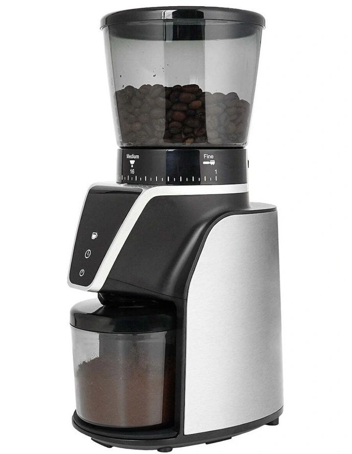 Electric Burr Coffee Bean Grinder In Black 4 Electric Burr Coffee Bean Grinder In Black - Image 2