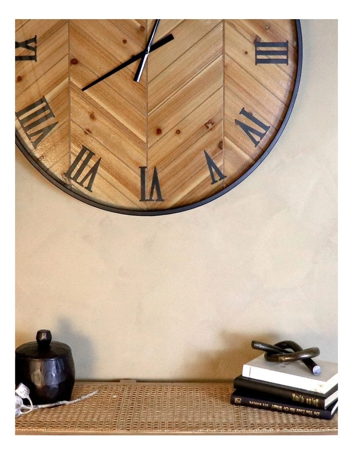 Garrett Clock 70cm In Black 5 Garrett Clock 70cm In Black - Image 3