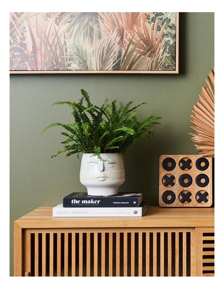 Airlie Small Face Planter 16x16x15cm In Off White 5 Airlie Small Face Planter 16x16x15cm In Off White - Image 3