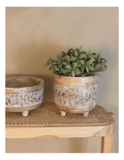 Asha Large Planter 23x23x13cm In Natural 7 Asha Large Planter 23x23x13cm In Natural -Household Items Shop 962308180 3 720x928