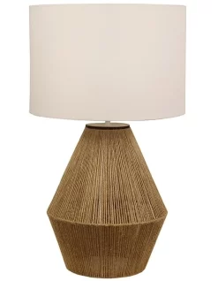 Asha Table Lamp 30x30x50cm In Natural