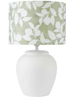Riviera Table Lamp 28x44.5cm In Green
