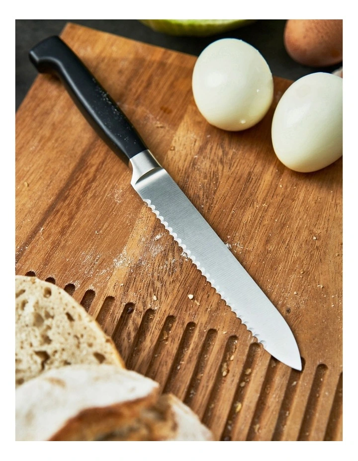 Zwilling Four Star Serrated Utility Knife 13cm In Silver 4 Zwilling Four Star Serrated Utility Knife 13cm In Silver - Image 2