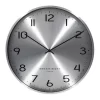 Luna 40cm Silent Wall Clock In Chrome
