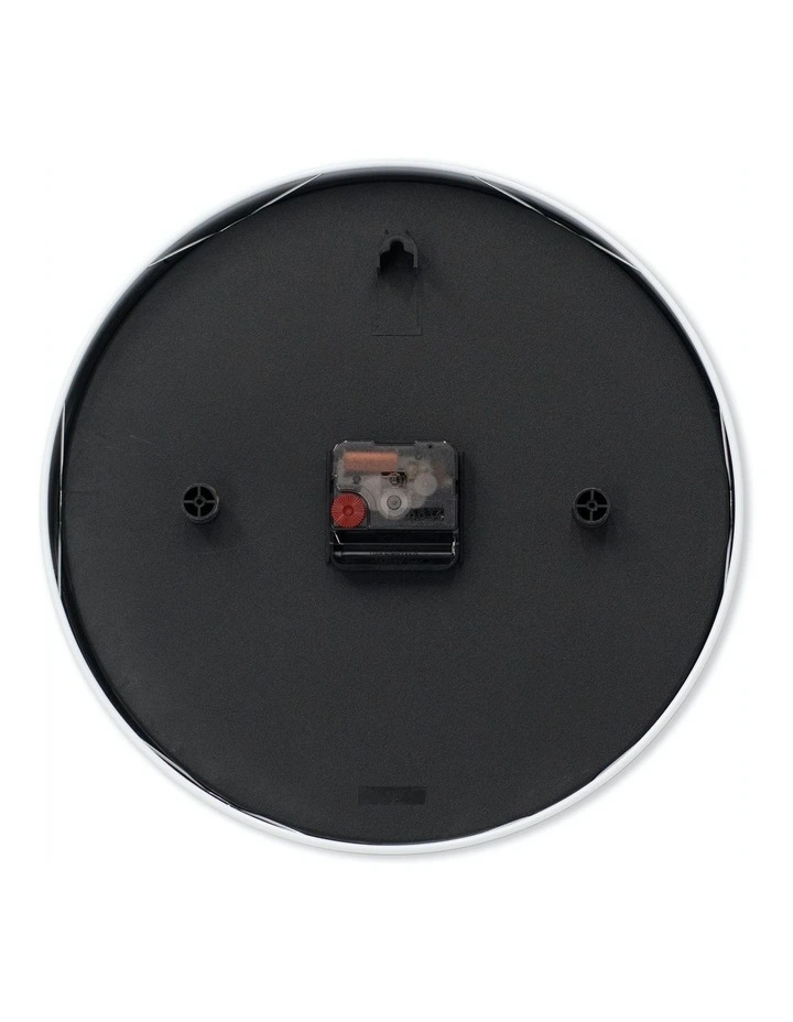 Lise 40cm Silent Wall Clock In Silver 5 Lise 40cm Silent Wall Clock In Silver - Image 3