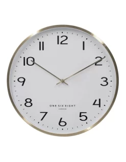 Lise 40cm Silent Wall Clock In Gold