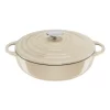 Tefal LOV Cast Iron Beige Shallowpot W/lid 28cm/3.8L -Household Items Shop 965543950 1 720x928