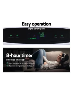 Air Purifier Odour Sensor HEPA Filter In White 9 Air Purifier Odour Sensor HEPA Filter In White -Household Items Shop 965860210 3 720x928