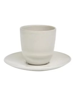 Matira Espresso Cup & Saucer 120ml/12cm In White