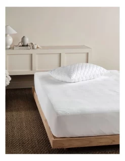 Linen House Everyday Waterproof Mattress Protector In White