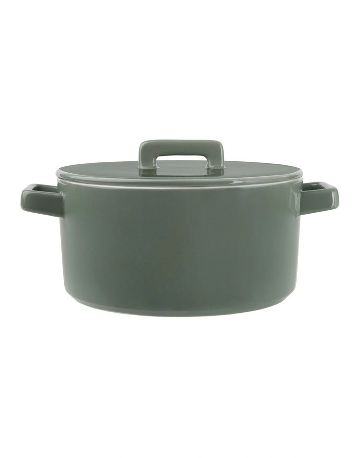 Maxwell & Williams Gift Boxed Epicurious Round Casserole 1.3L In Sage 3 Maxwell & Williams Gift Boxed Epicurious Round Casserole 1.3L In Sage