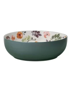 Maxwell & Williams Gift Boxed Arcadia Round Serving Bowl 25cm In Teal