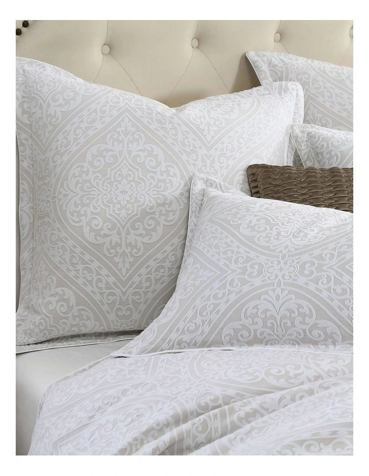 Arlet Stone Quilt Cover Set In Grey 4 Arlet Stone Quilt Cover Set In Grey - Image 2