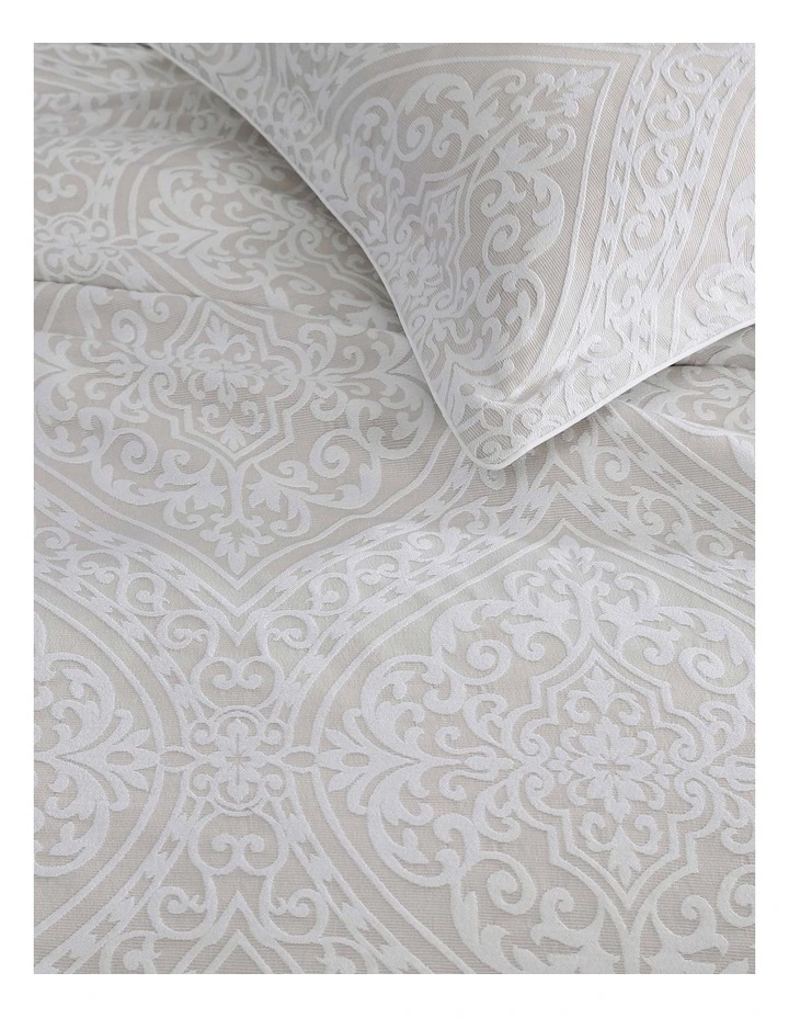 Arlet Stone Quilt Cover Set In Grey 5 Arlet Stone Quilt Cover Set In Grey - Image 3