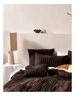 Linen House Farrah Quilt Cover Set In Cacao -Household Items Shop 976525930 987194440 3 720x928