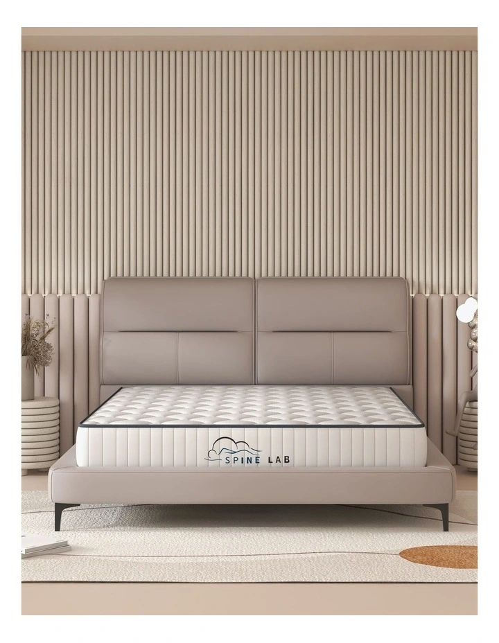 Medium Firm Foam Bonnell Spring Mattress In White 5 Medium Firm Foam Bonnell Spring Mattress In White - Image 3