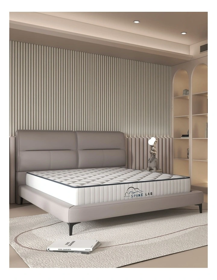 Medium Firm Foam Bonnell Spring Mattress In White 7 Medium Firm Foam Bonnell Spring Mattress In White - Image 5