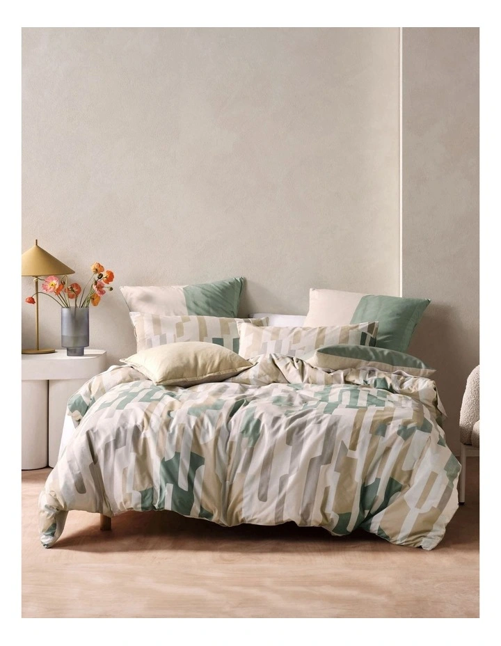 Linen House Mollendo Quilt Cover Set In Beige 3 Linen House Mollendo Quilt Cover Set In Beige