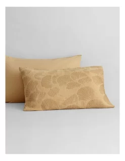 Drey Pillowcase Pair In Honey