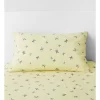 Kids Funny Bugs Sheet Set In Pastel Yellow -Household Items Shop 988998130 1 720x928