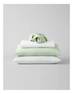 Kids Protector And Sheet Set In Mint