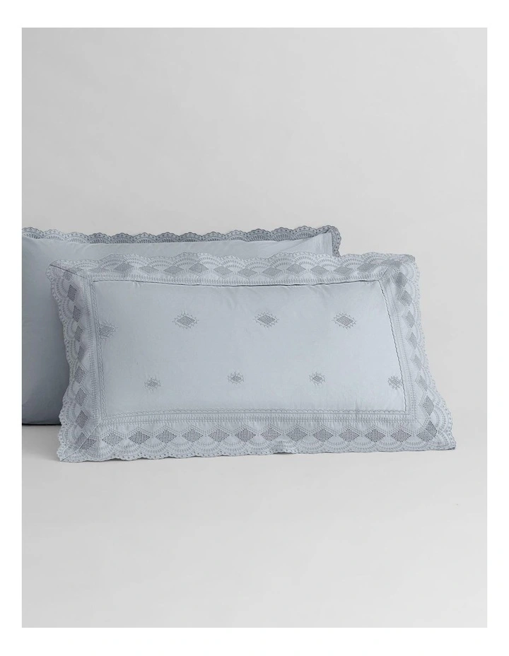 Mansfield Tailored Pillowcase Pair In Tidal 3 Mansfield Tailored Pillowcase Pair In Tidal