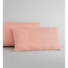 Reilly Stripe Pillowcase Pair In Papaya -Household Items Shop 989004700 1 720x928
