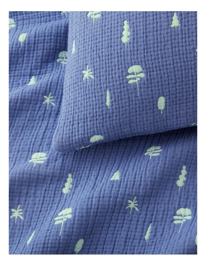 Kids Tree Trail Sham In French Blue 4 Kids Tree Trail Sham In French Blue - Image 2