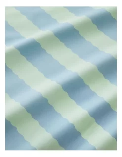 Wiggle Stripe Sheet Set In Mint -Household Items Shop 989010550 3 720x928