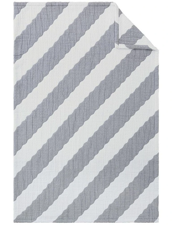 Kids Zinnea Bedcover In Grey/White 4 Kids Zinnea Bedcover In Grey/White - Image 2