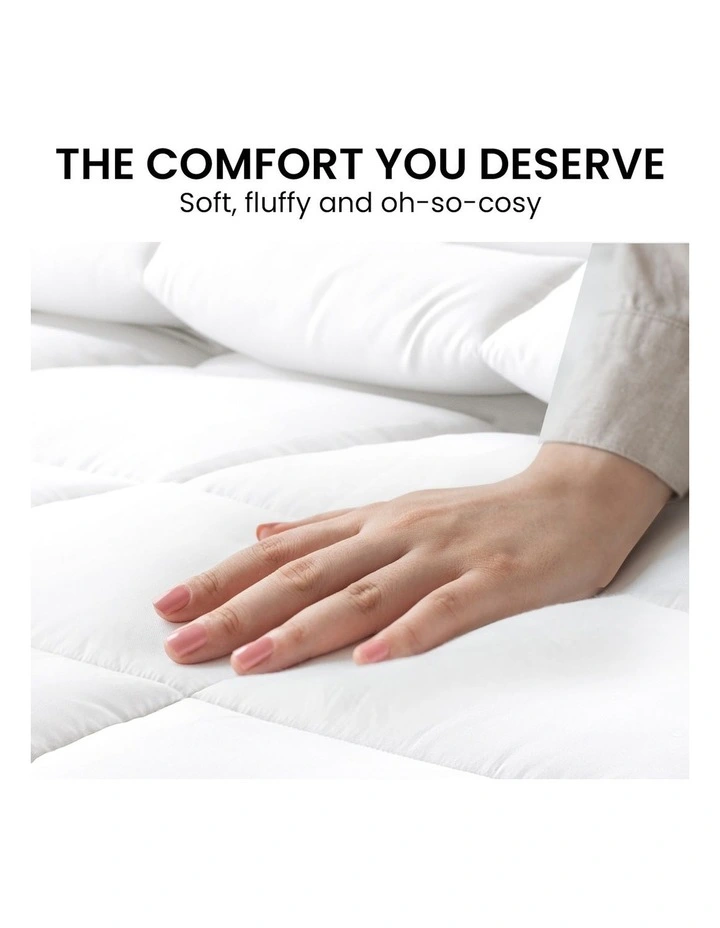 Goose Down Feather 700GSM Comforter Doona King In White 8 Goose Down Feather 700GSM Comforter Doona King In White - Image 6