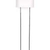 Wood Floor Lamp In White