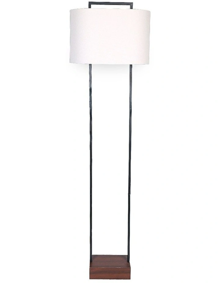 Wood Floor Lamp In White 3 Wood Floor Lamp In White