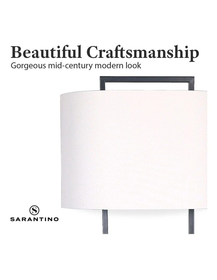 Wood Floor Lamp In White 8 Wood Floor Lamp In White - Image 6