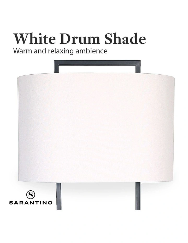 Wood Floor Lamp In White 9 Wood Floor Lamp In White - Image 7