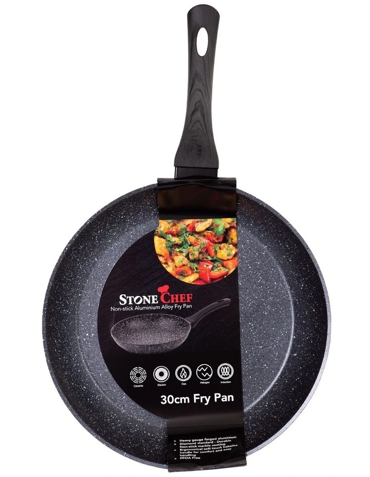 Forged Frying Pan 30cm In Black 4 Forged Frying Pan 30cm In Black - Image 2