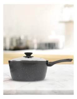 24cm Casserole Pan And 20cm Saucepan Set In Black -Household Items Shop 991180900 5 720x928