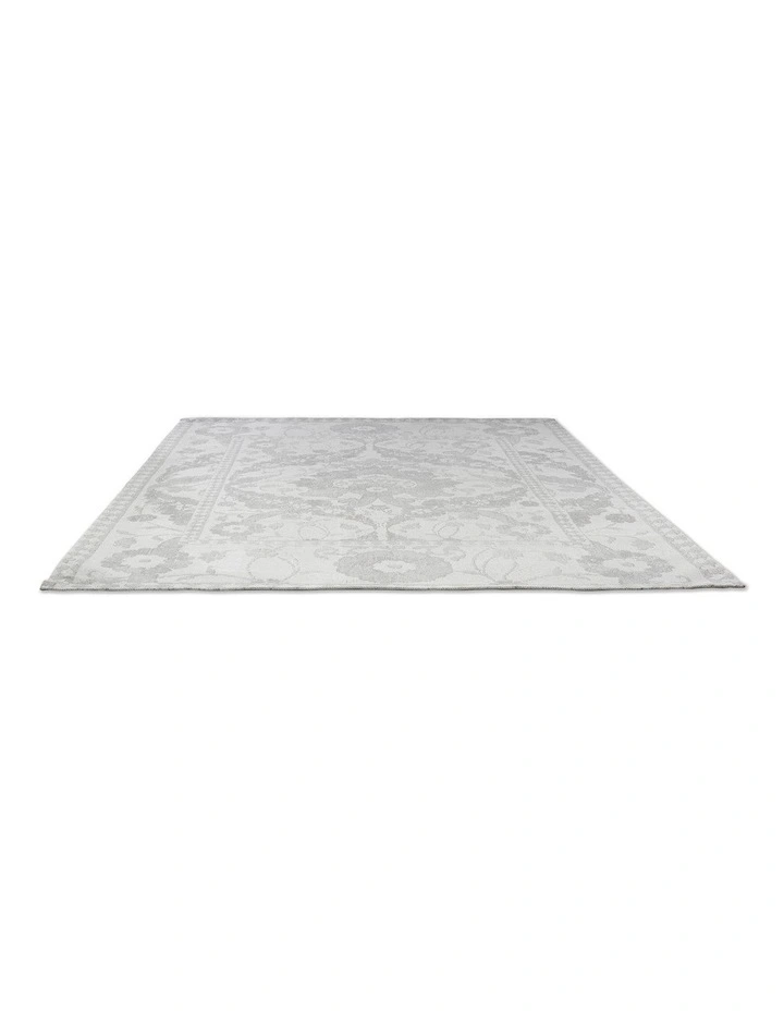 Laura Ashley Newborough Rug In Silver 4 Laura Ashley Newborough Rug In Silver - Image 2