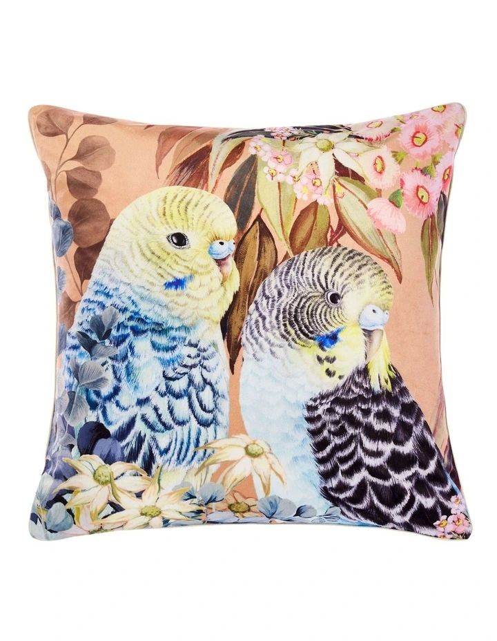 Linen House Budgie Cushion In Multi 3 Linen House Budgie Cushion In Multi