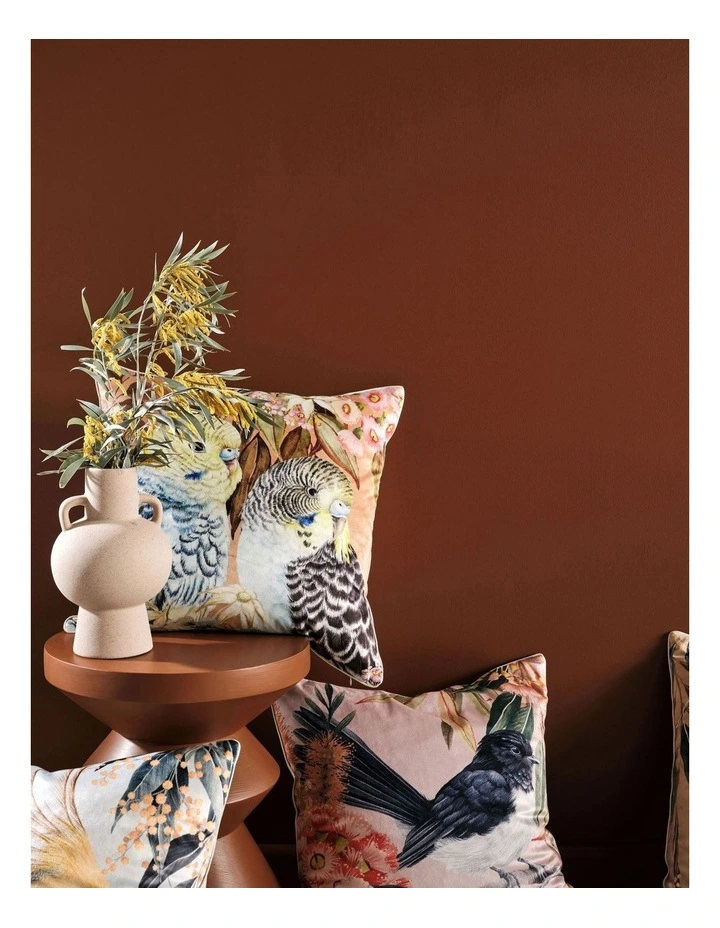 Linen House Budgie Cushion In Multi 4 Linen House Budgie Cushion In Multi - Image 2